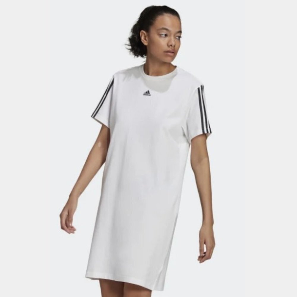 Adidas Women's Essentials Loose 3-Stripes Dress